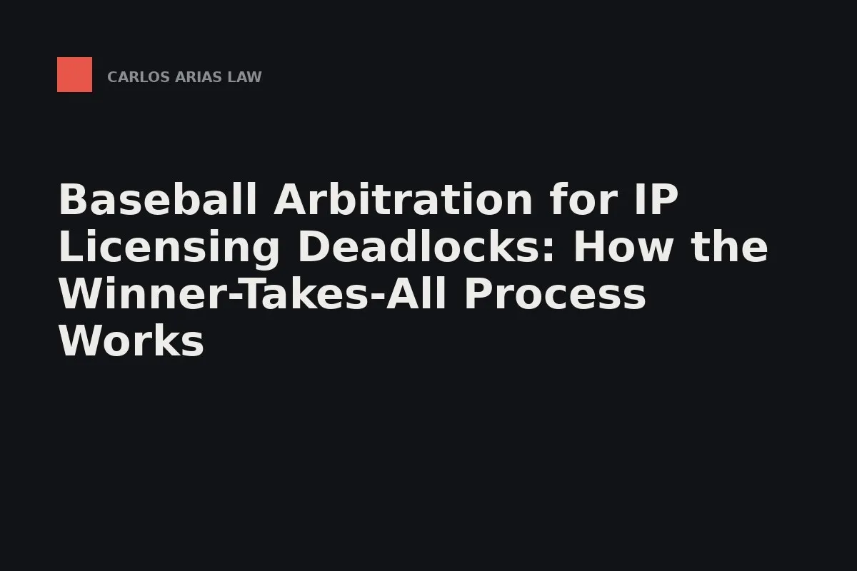 A licensing negotiator sliding a single sealed number across the table