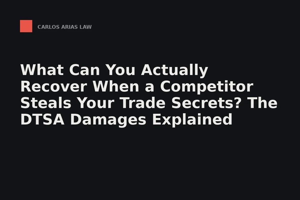 A small business owner weighing the cost of a trade secret lawsuit against realistic recovery