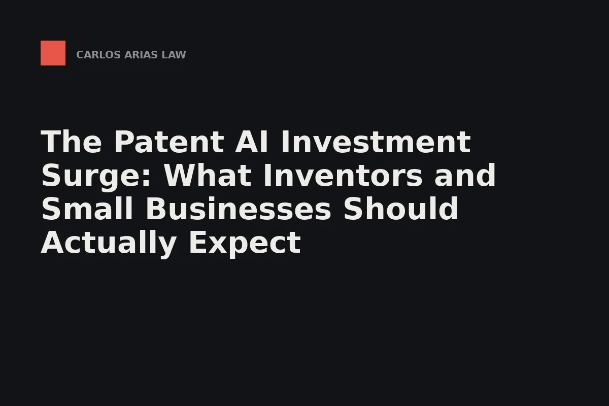 An inventor reading funding headlines before choosing an AI patent platform