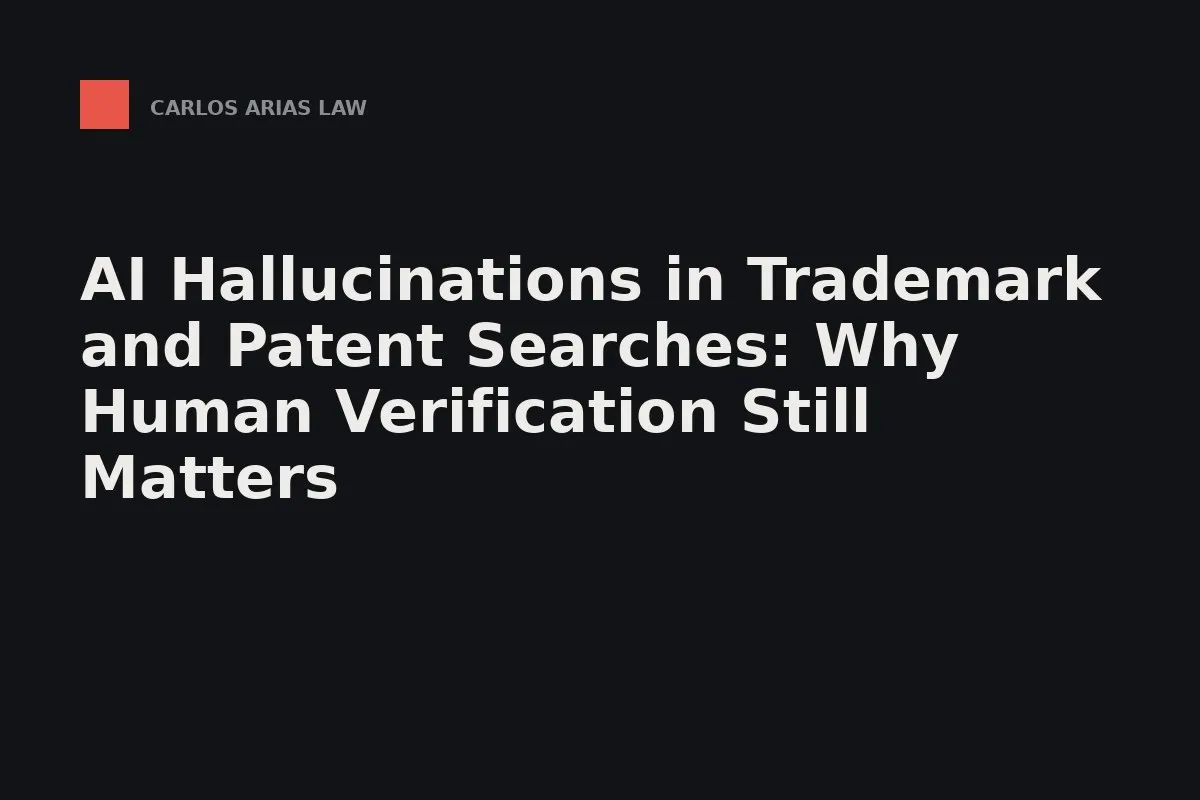 Founder checking an AI clearance result before filing
